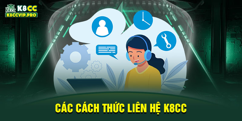 Các cách thức liên hệ K8CC